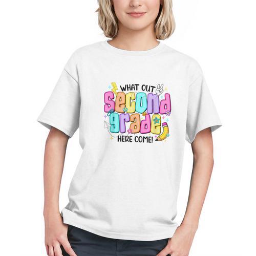 Look Out 2nd Grade! Vibrant Back to School Youth T-shirt - Savourry