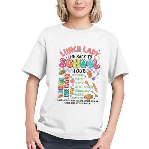 Lunch Cafeteria Crew Lady Back To School Tour Graphic Youth - Savourry