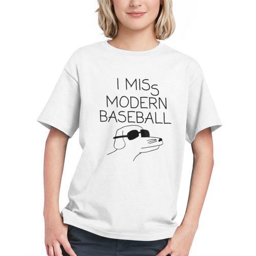 I Miss Modern Baseball Vintage Baseball Meme Tee Graphic Youth - Sportilla