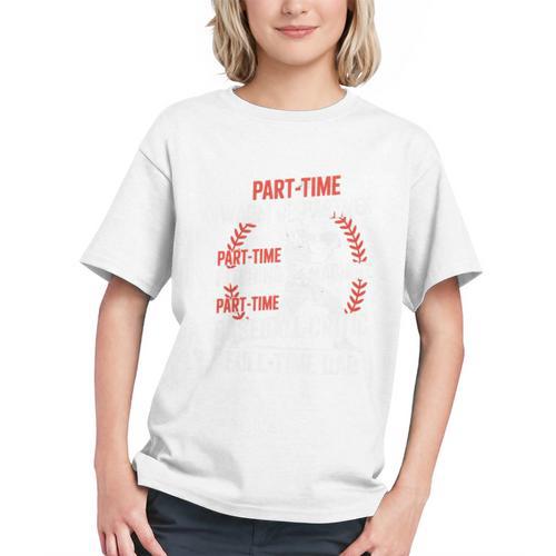 Part Time Warm Up Partner Pitching Baseball Full Time Dad Graphic Youth - Sportilla