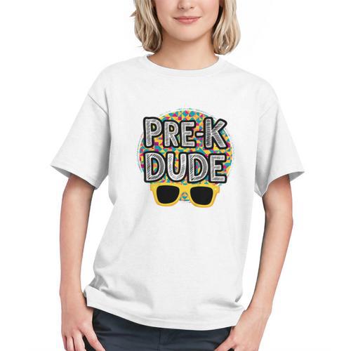 Pre-K Dude Vibes! Cool Back to School Youth T-shirt - Savourry