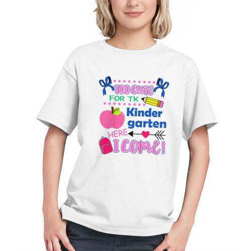 Ready for Kindergarten! Back to School Girls Youth T-shirt - Savourry
