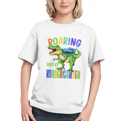 Roar into Kindergarten! Dino Back to School Youth T-Shirt - Savourry