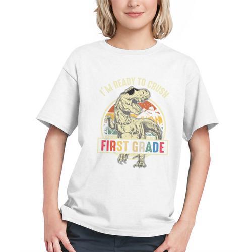 Roaring into 1st Grade! Dinosaur Back to School Youth T-shirt - Savourry