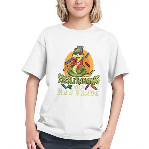 Slithering Into 2nd Grade First Day Back To School Snake Performance Graphic Youth - Savourry