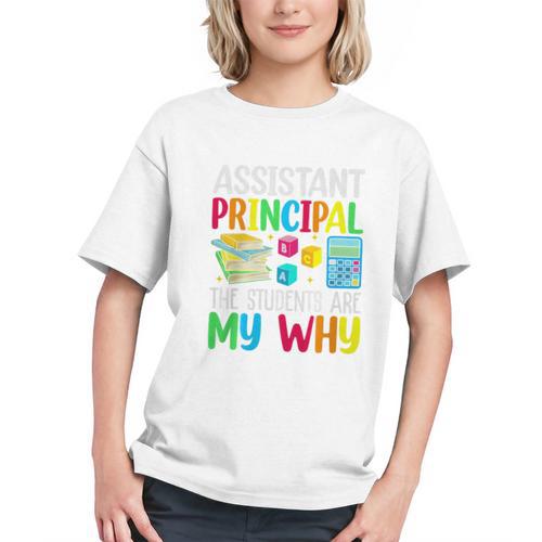 Students Are My Why! Back to School Assistant Principal Youth T-Shirt - Savourry