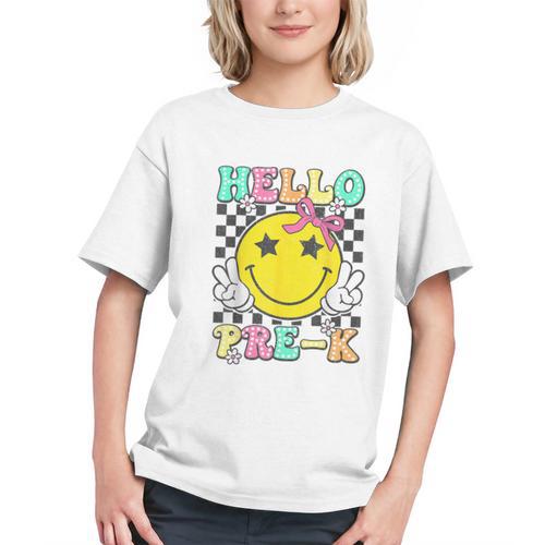 Sweet Coquette Bow Pre-K Style Back to School Youth T-shirt - Savourry