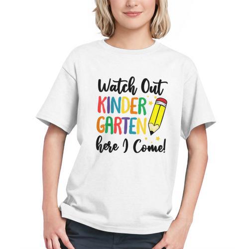 Watch Out Kindergarten! Here I Come Back to School Youth T-shirt - Savourry
