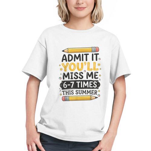 You'll Miss Me! Sarcastic Back to School Youth T-shirt - Savourry