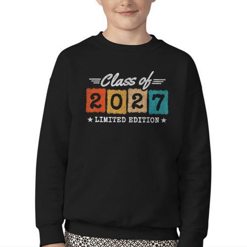 2027 Back To School Graduation Limited Edition Class Of 2027 Youth Crewneck Sweatshirt - Savourry