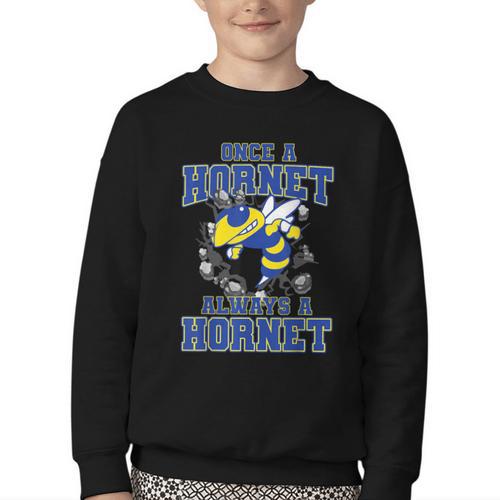 Always A Hornet Back To School Spirit BY Youth Crewneck Sweatshirt - Savourry