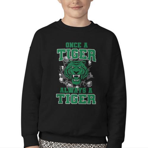 Always A Tiger Back To School Spirit G Youth Crewneck Sweatshirt - Savourry