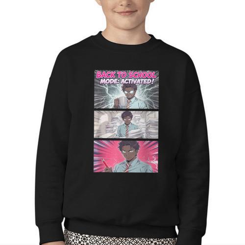 Back To School Anime Boys Student Girl Manga Kawaii Taecher Youth Crewneck Sweatshirt - Savourry