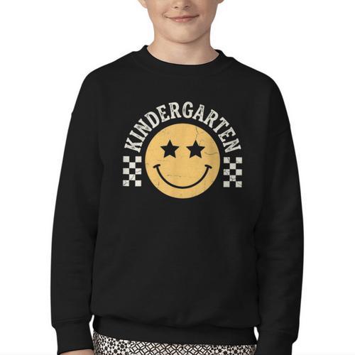 Back To School Kindergarten Kids Boys Girls Youth Crewneck Sweatshirt - Savourry