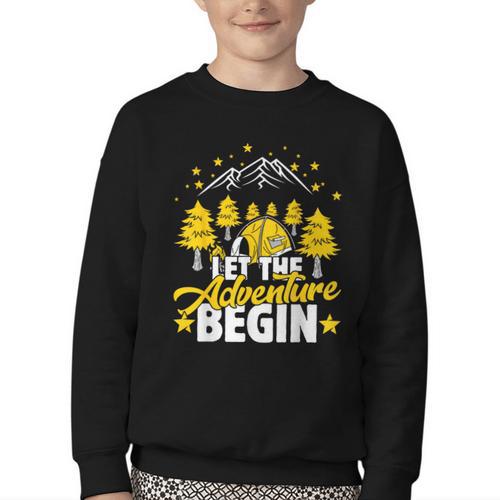 Back To School Mode Let The Adventure Begin Youth Crewneck Sweatshirt - Savourry