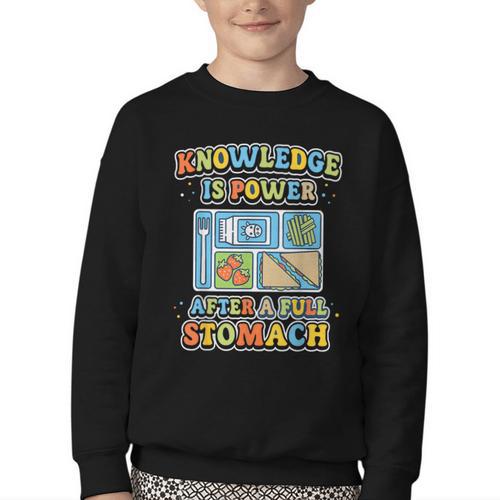 Cafeteria Squad Tour Welcome Back To School Lunch Lady Youth Crewneck Sweatshirt - Savourry