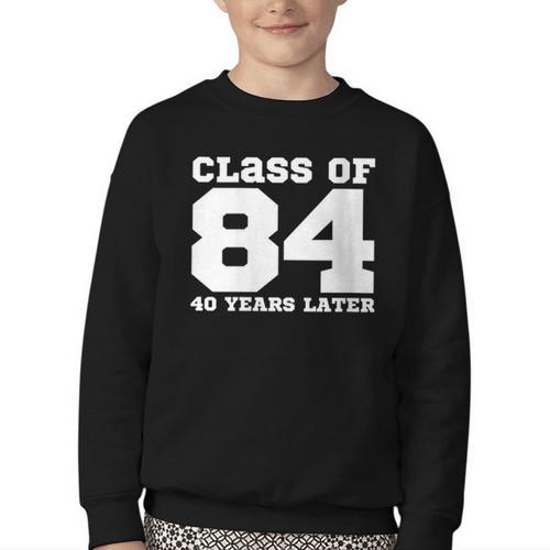 Class Of 1984 40 Years Later Reunions SQUAD Back To School Youth Crewneck Sweatshirt - Savourry