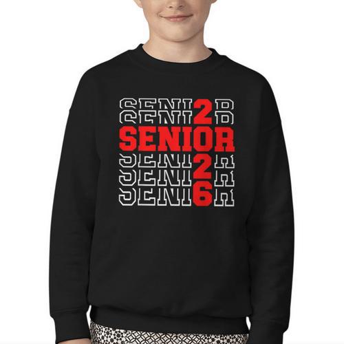 Class Of 2026 Senior Back To School 2026 Graduation 2026 Youth Crewneck Sweatshirt - Savourry