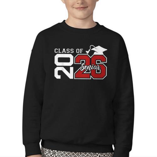 Class Of 2026 Senior 2026 Back To School Men Women Youth Crewneck Sweatshirt - Savourry