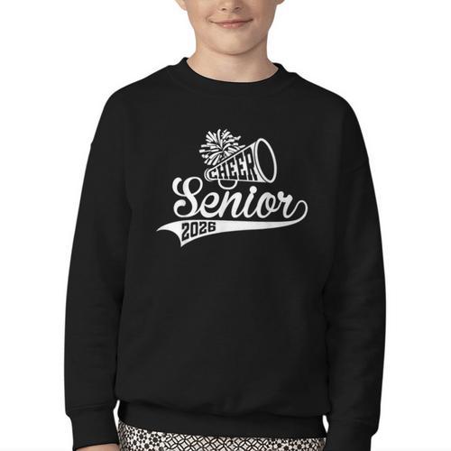 Class Of 2026 Senior Year Cheer Back To School Cheerleader Youth Crewneck Sweatshirt - Savourry