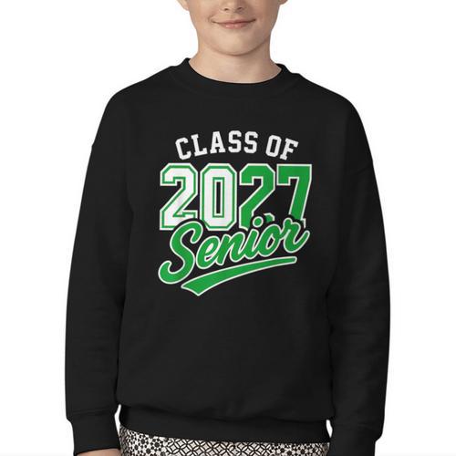 Class Of 2027 Senior 2027 Back To School Graduation 2027 Youth Crewneck Sweatshirt - Savourry