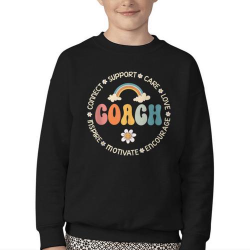Coach Appreciation Week Back To School Youth Crewneck Sweatshirt - Savourry