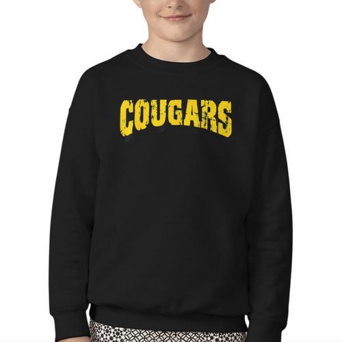Cougars Back To School Spirit GY Youth Crewneck Sweatshirt - Savourry