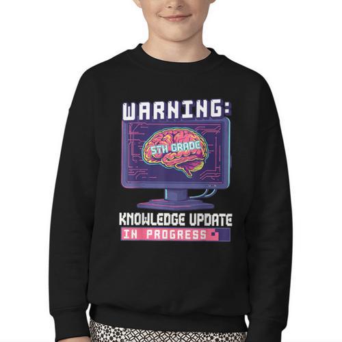 Fifth Grade Back To School Shirts Kids Girls Boys Computers Youth Crewneck Sweatshirt - Savourry
