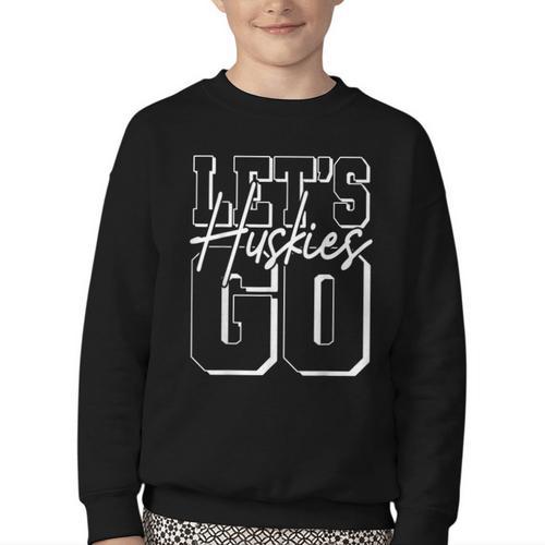 Huskies Back To School Spirit Youth Crewneck Sweatshirt - Savourry