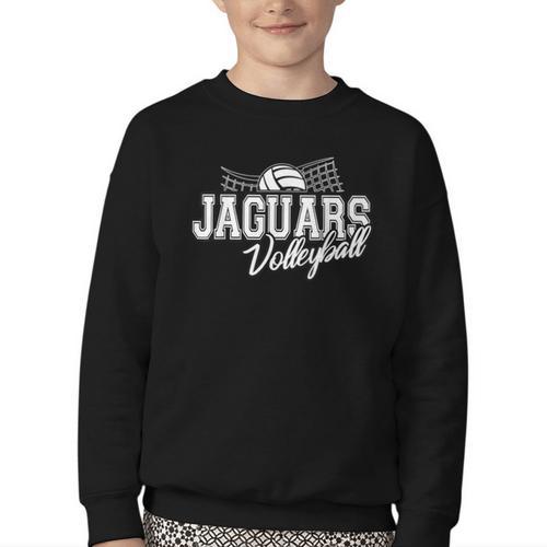 Jaguars Volleyball Back To School Spirit Youth Crewneck Sweatshirt - Savourry