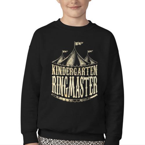 Kindergarten Ringmaster Carnival Back To School Circus Staff Youth Crewneck Sweatshirt - Savourry