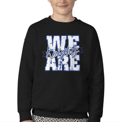 We Are Knights Back To School Spirit B Youth Crewneck Sweatshirt - Savourry