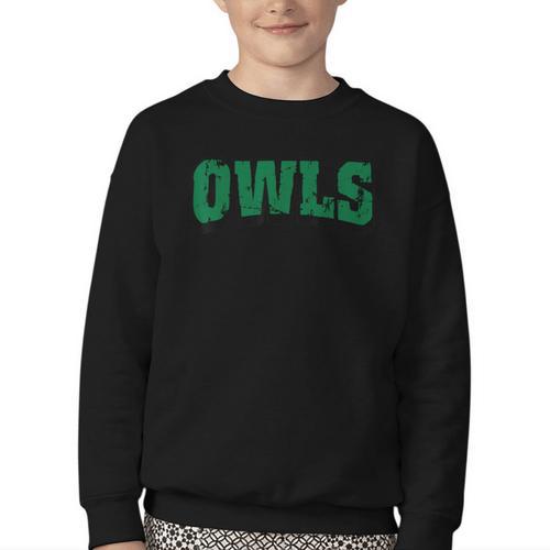 Owls Back To School Spirit G Youth Crewneck Sweatshirt - Savourry