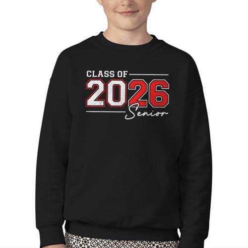 Senior 2026 Class Of 2026 Seniors Back To School 2026 Youth Crewneck Sweatshirt - Savourry