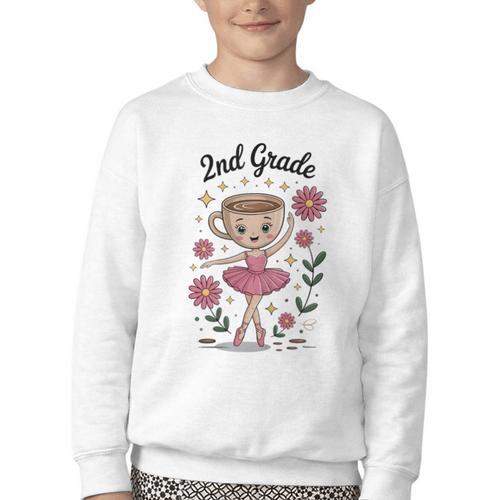 Back To School Italian Brainrot Second Grade Youth Crewneck Sweatshirt - Savourry