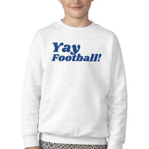 College Football Shirt University Team Colors Back To School Youth Crewneck Sweatshirt - Savourry
