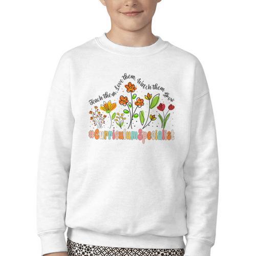 Curriculum Specialist Appreciation Week Back To School Youth Crewneck Sweatshirt - Savourry