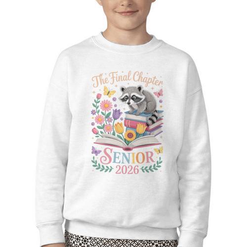 The Final Chapter Back To School Class Of 2026 Senior Premium Tri-Blend Youth Crewneck Sweatshirt - Savourry