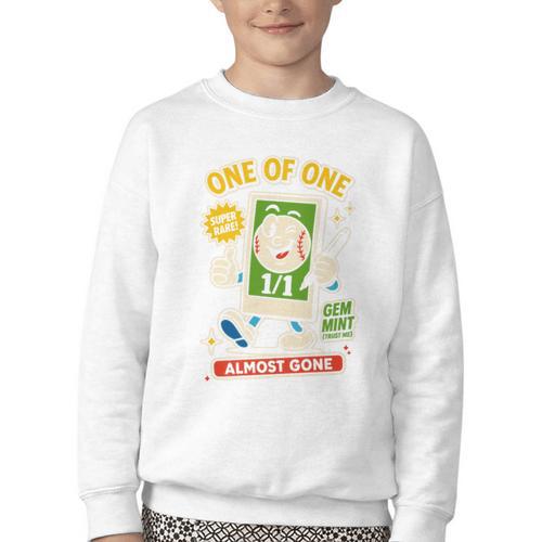 Hobby Trading Card Parody Humor 11 Baseball Cards Collector Premium Youth Crewneck Sweatshirt - Sportilla