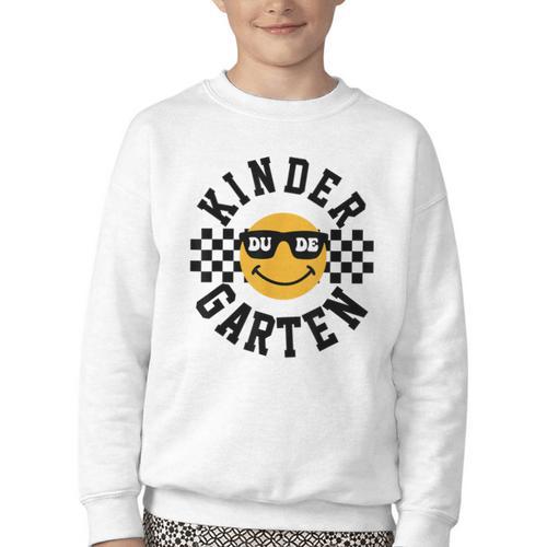 Kindergarten Dude Back To School Kinder Students Kids Youth Crewneck Sweatshirt - Savourry