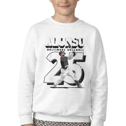Pete Alonso Baltimore Baseball Players MLBPAL204M Youth Crewneck Sweatshirt - Sportilla