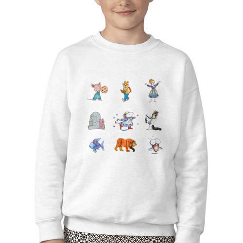 Read Book Characters I Can Do Hard Things Back To School Youth Crewneck Sweatshirt - Savourry