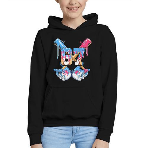 67 Baseball Drip Birthday Boy For Men Boys Kids Youth Graphic Youth Hoodie - Sportilla