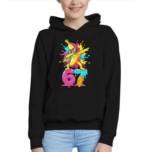67 Baseball Ice Cream Six Seven Dabbing Banana Graphic Youth Hoodie - Sportilla