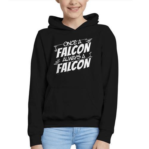 Always A Falcon Back To School Spirit Graphic Youth Hoodie - Savourry