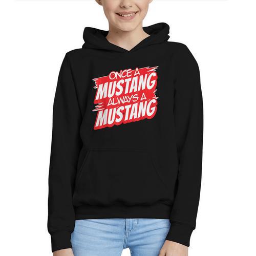 Always A Mustang Back To School Spirit R Graphic Youth Hoodie - Savourry
