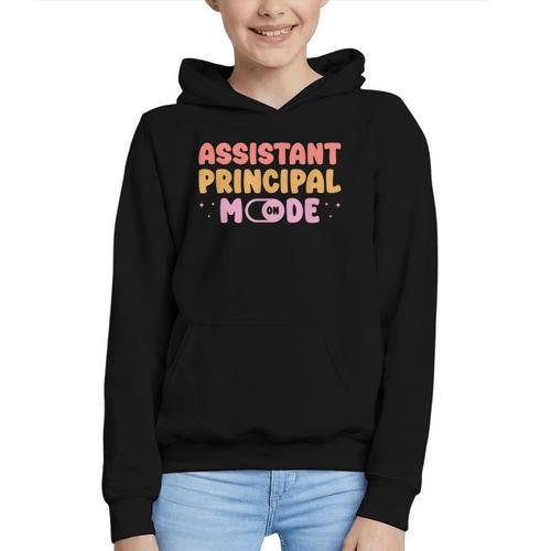 Assistant Principal Mode On Back To School Appreciation Graphic Youth Hoodie - Savourry
