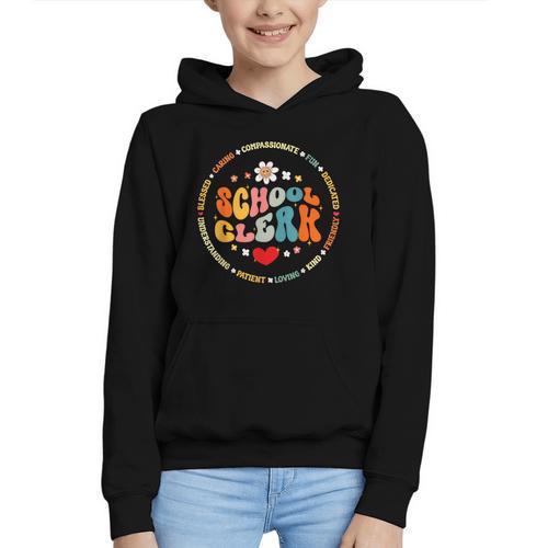 Attendance School Clerk Appreciation Week Back To School Graphic Youth Hoodie - Savourry