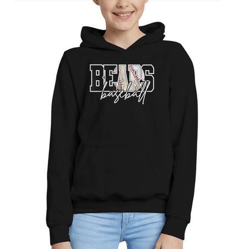 Bears Baseball Mom Game Day School Spirit Bear Pride Graphic Youth Hoodie - Sportilla