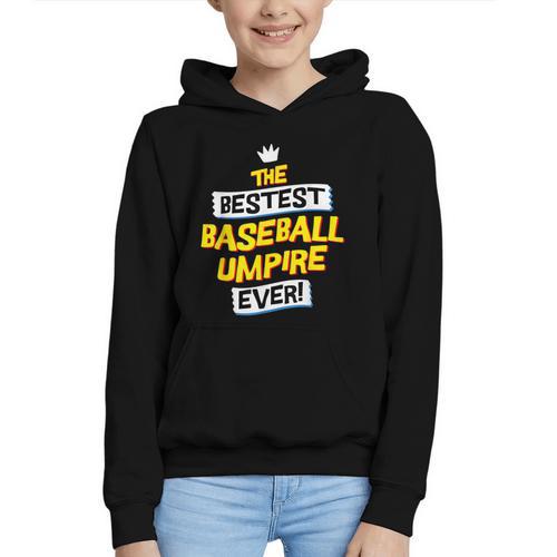 Best Baseball Umpire Job Occupation Graphic Youth Hoodie - Sportilla